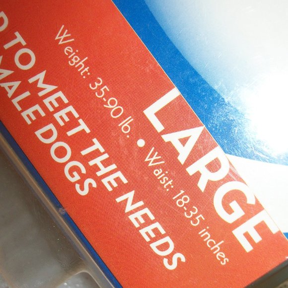 SIMPLE SOLUTION Washable Male Dog Wrap for Incontinence NEW Color: Turquoise - Picture 2 of 11